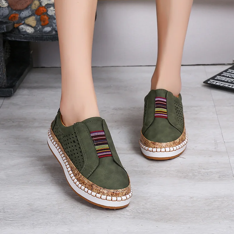 Paula | Stretch Band Casual Loafers