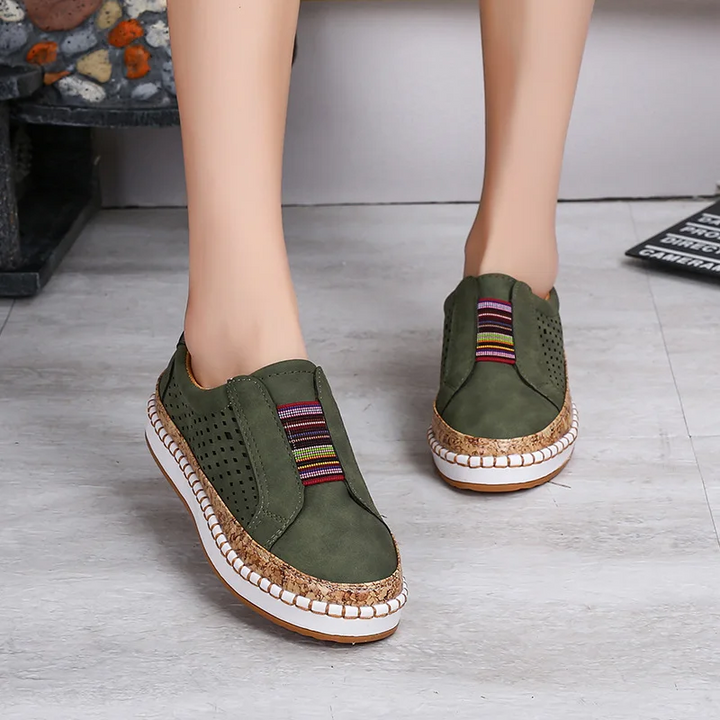 Paula | Stretch Band Casual Loafers