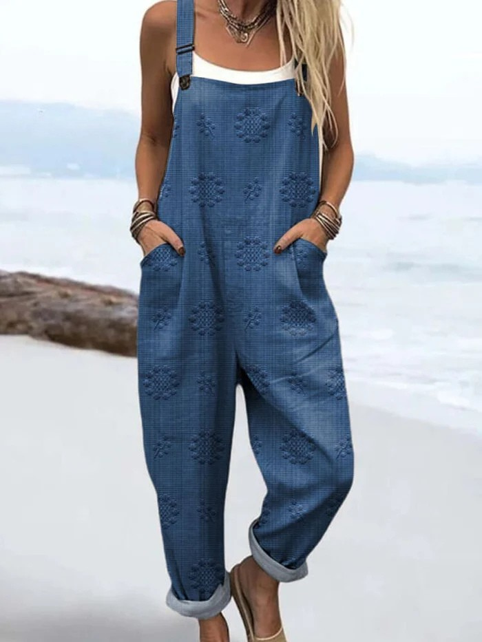 Nora | Playful Floral Overalls