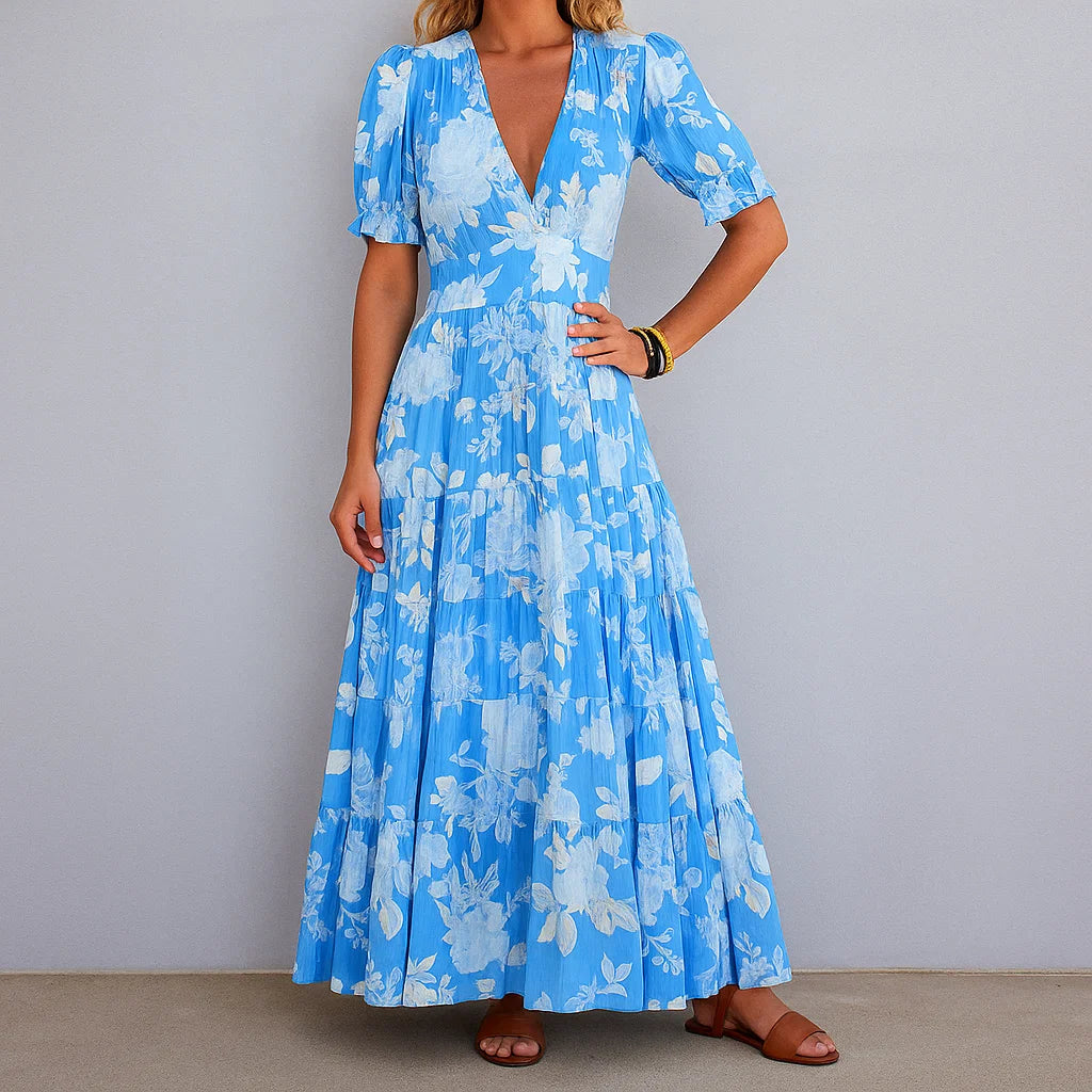 Floriana - Vibrant Floral Dress