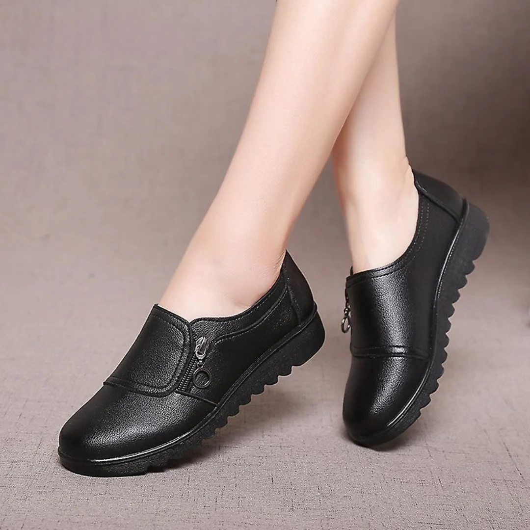 Theresa | Zip-Up Everyday Comfort Loafers