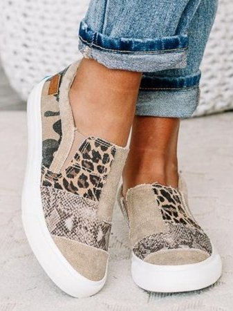 Judy | Animal Print Slip-On Sneakers