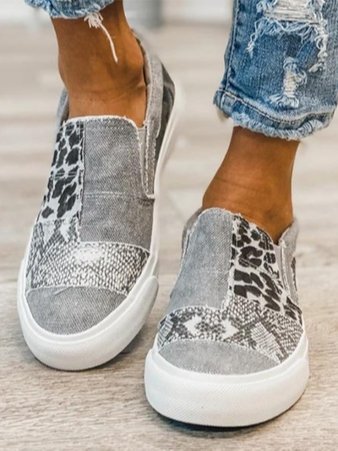 Judy | Animal Print Slip-On Sneakers