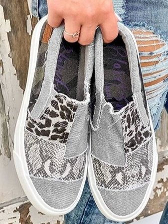 Judy | Animal Print Slip-On Sneakers