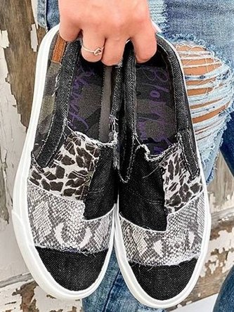 Judy | Animal Print Slip-On Sneakers