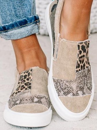 Judy | Animal Print Slip-On Sneakers