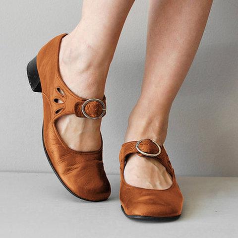 Mabel | Buckled Comfort Mary Janes