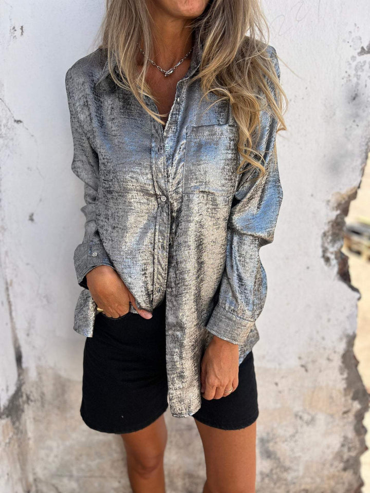 Louella - Chic Shimmer Shirt