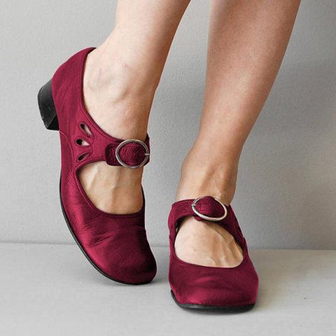 Mabel | Buckled Comfort Mary Janes