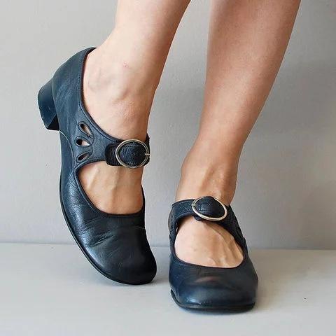 Mabel | Buckled Comfort Mary Janes