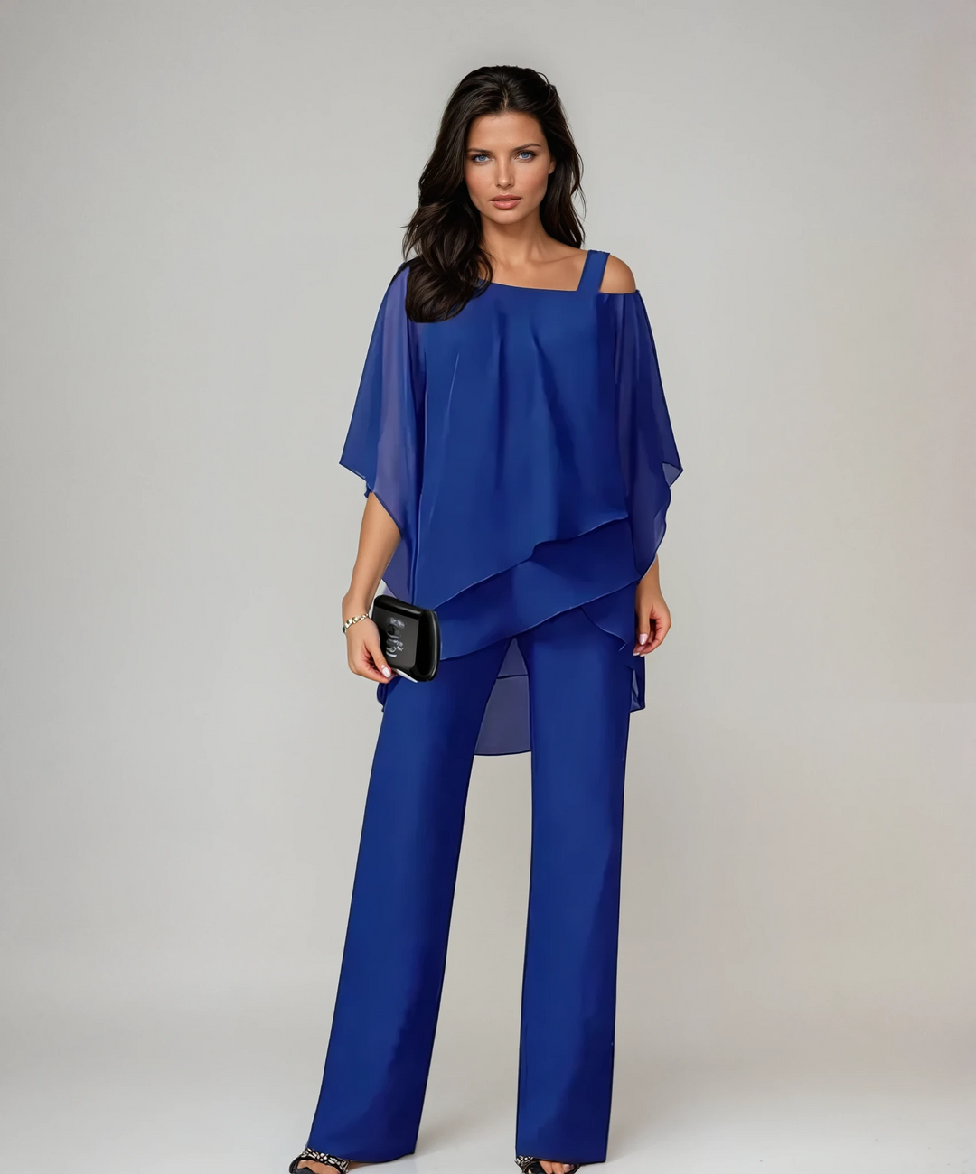 Veronica | Elegant Drape Pant Set
