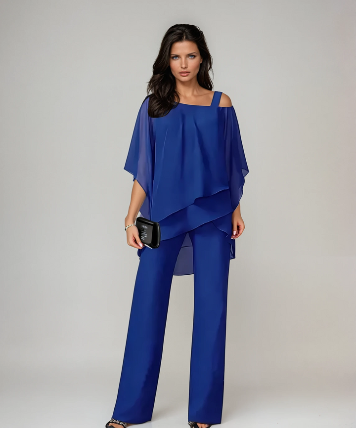 Veronica | Elegant Drape Pant Set
