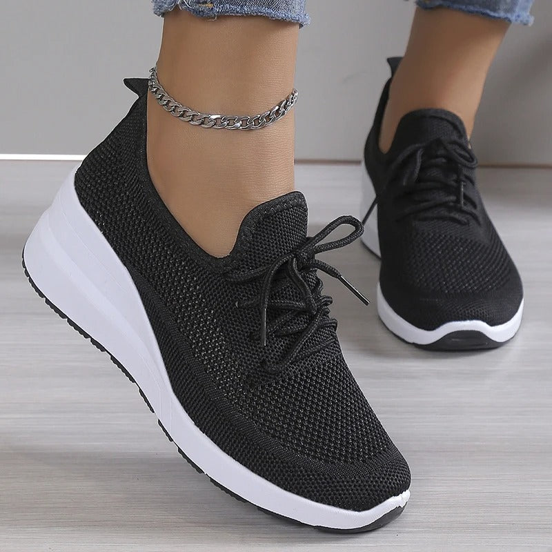 Evelyn | Breathable Platform Walking Sneakers