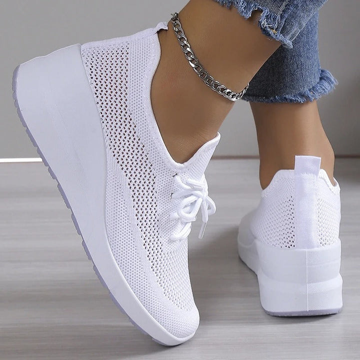 Evelyn | Breathable Platform Walking Sneakers