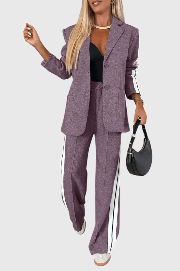 Maya | Striped Lounge Set