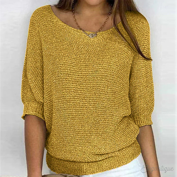 Maxie - Cozy Relaxed Knit Top